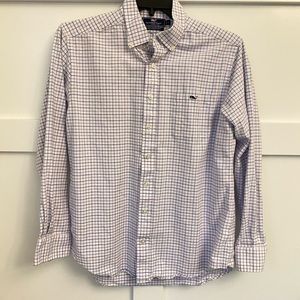 Men's Vineyard Vines Striped‎ Slim Fit Tucker Shirt 100% Cotton